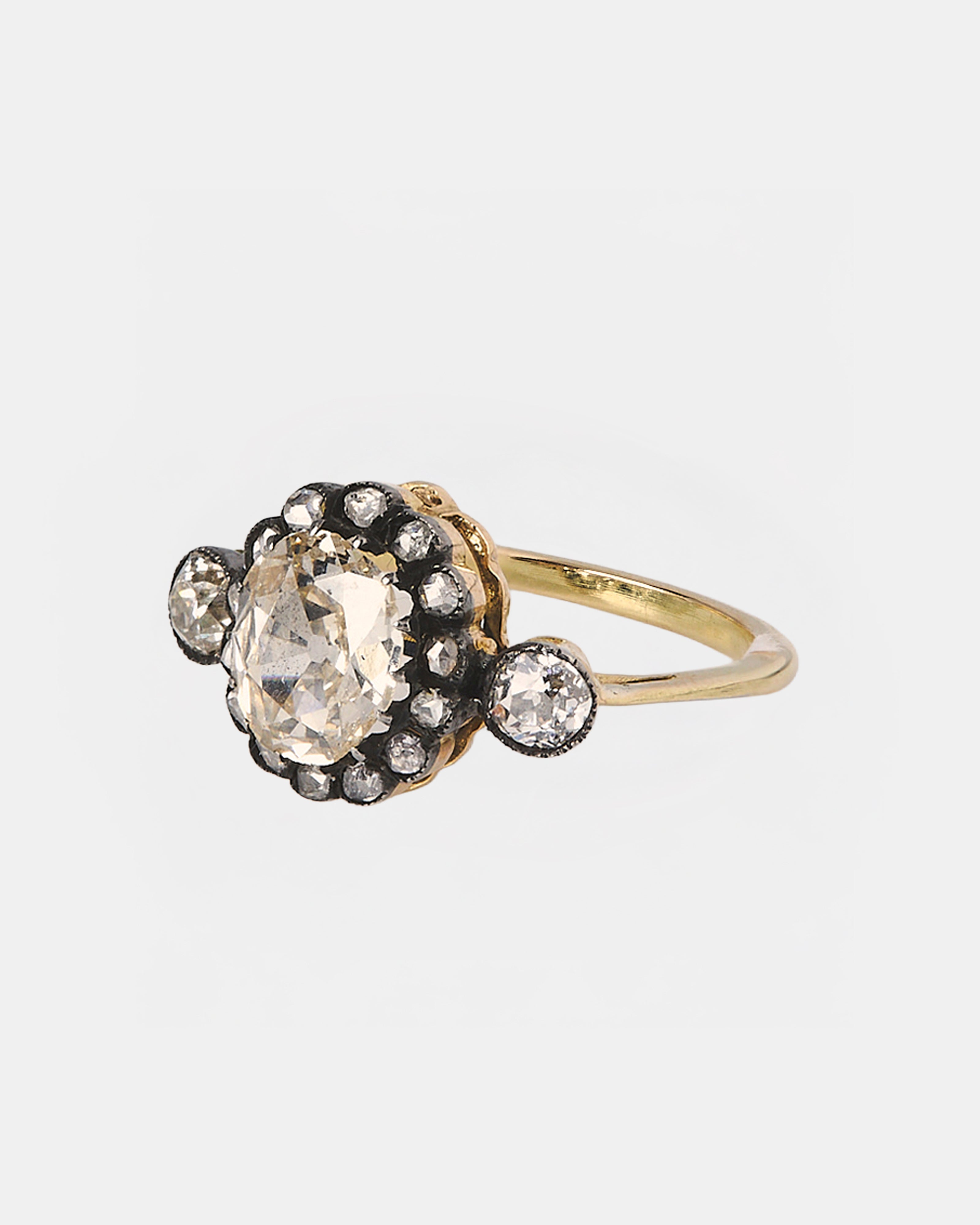ROSETA VINTAGE DEL SIGLO XIX