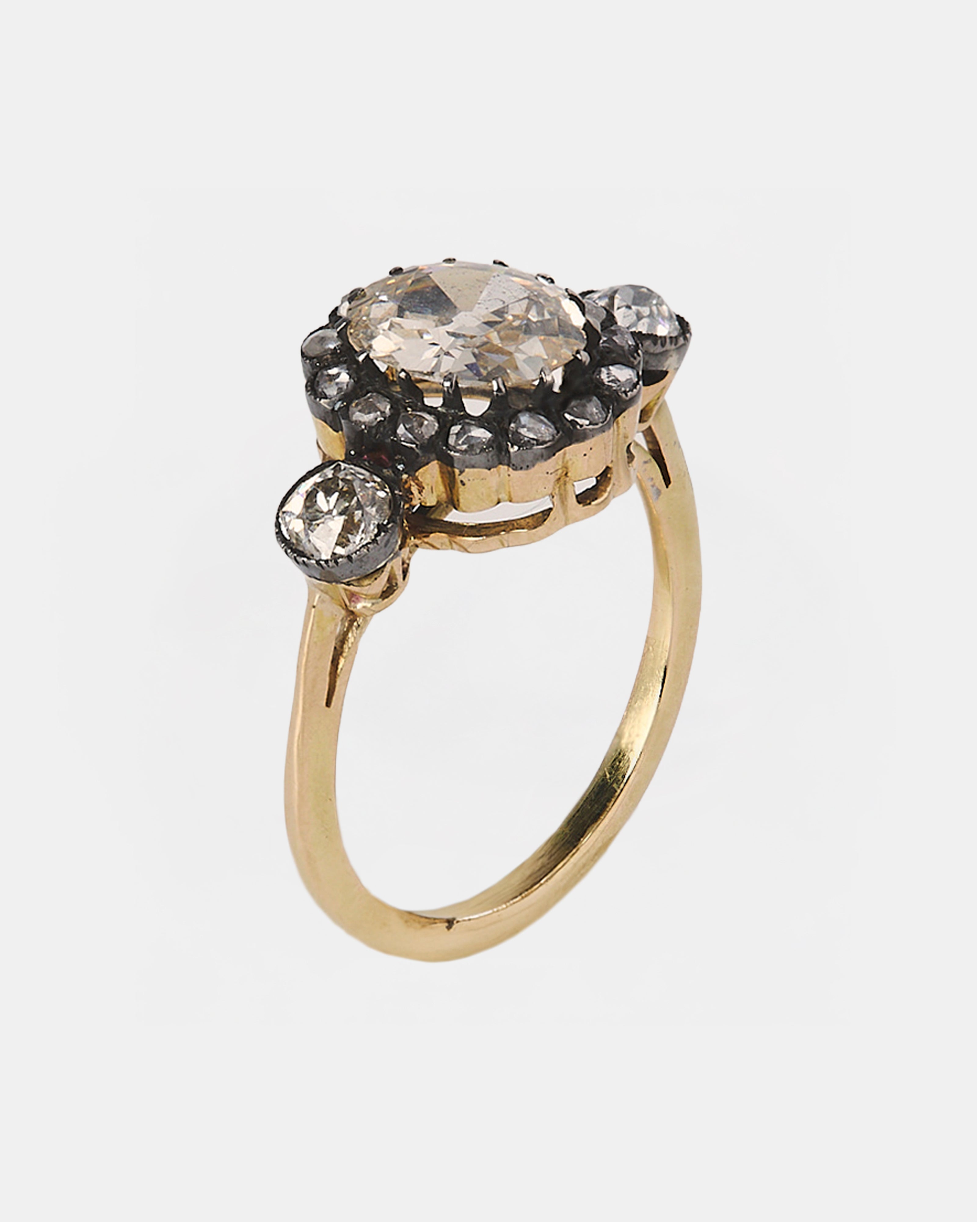 ROSETA VINTAGE DEL SIGLO XIX