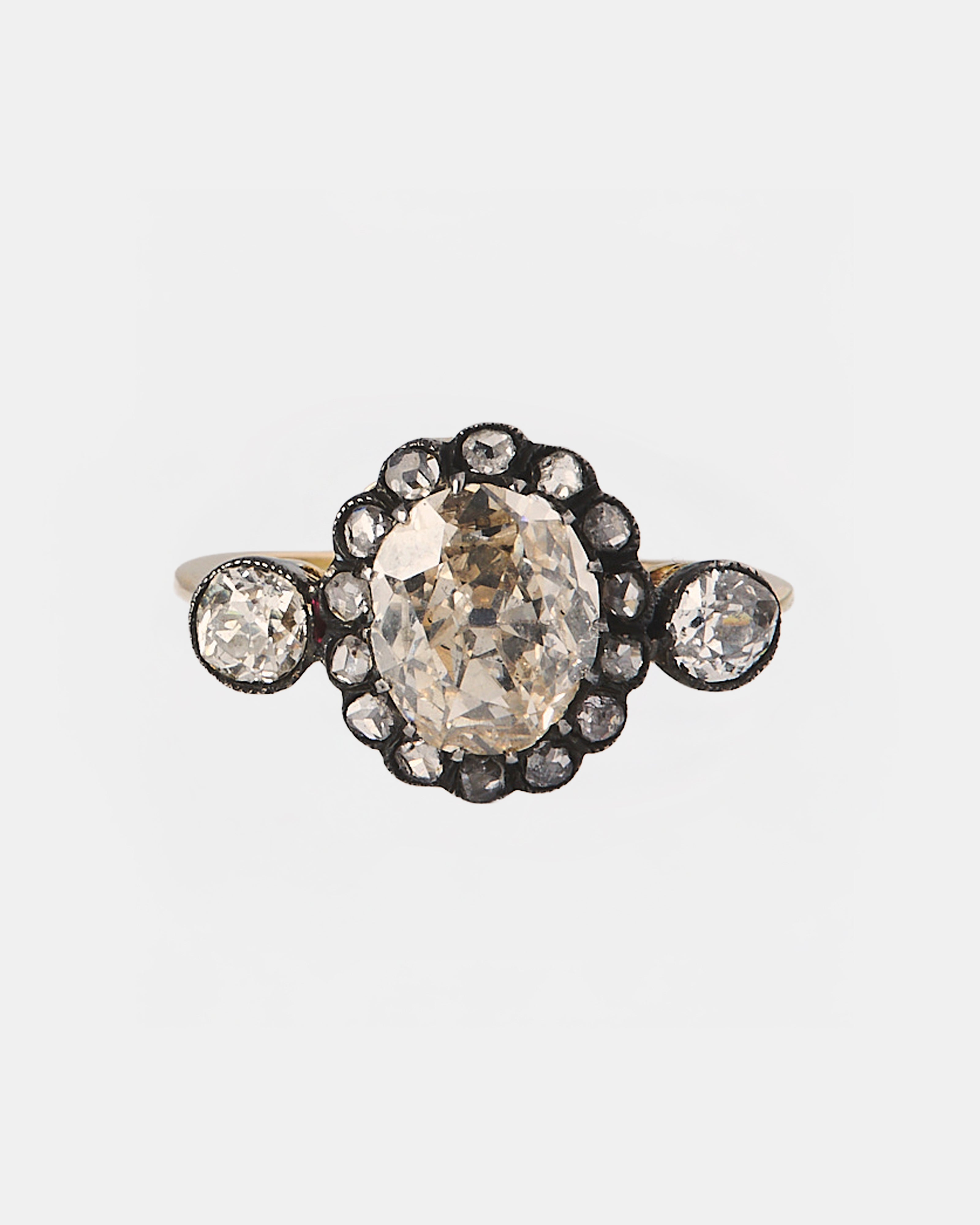 ROSETA VINTAGE DEL SIGLO XIX