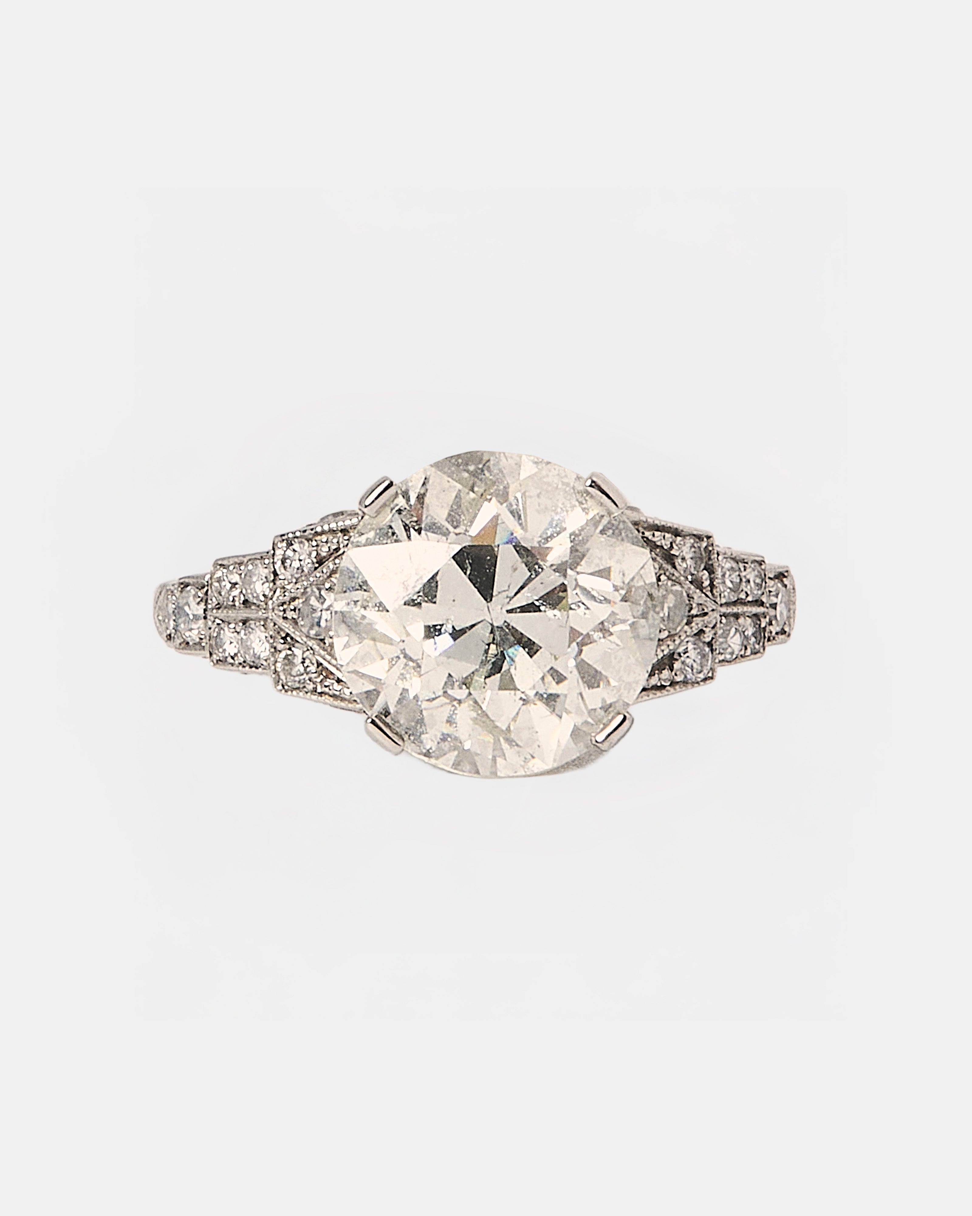 SOLITARIO ART DECO ALTA JOYERIA