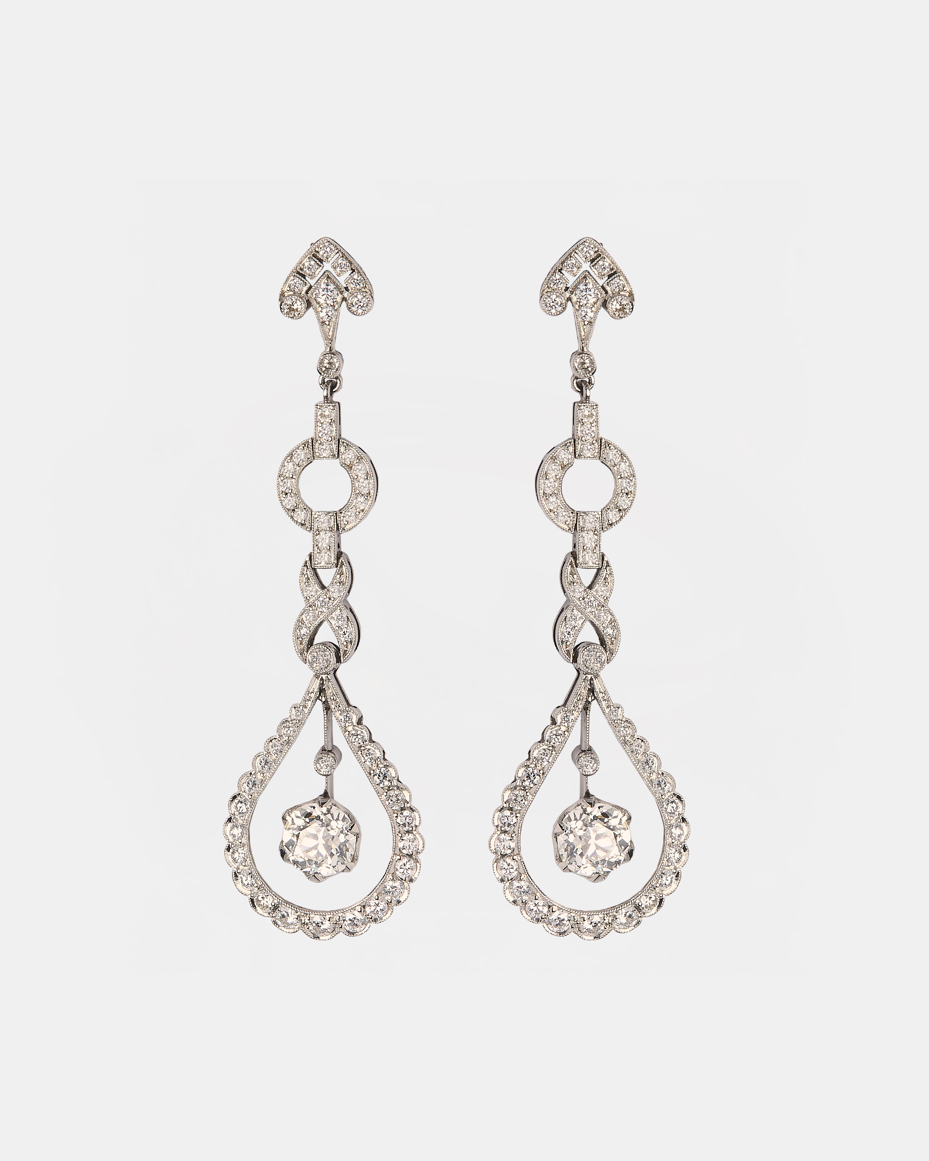 PENDIENTES LARGOS ESTILO ART DECÓ