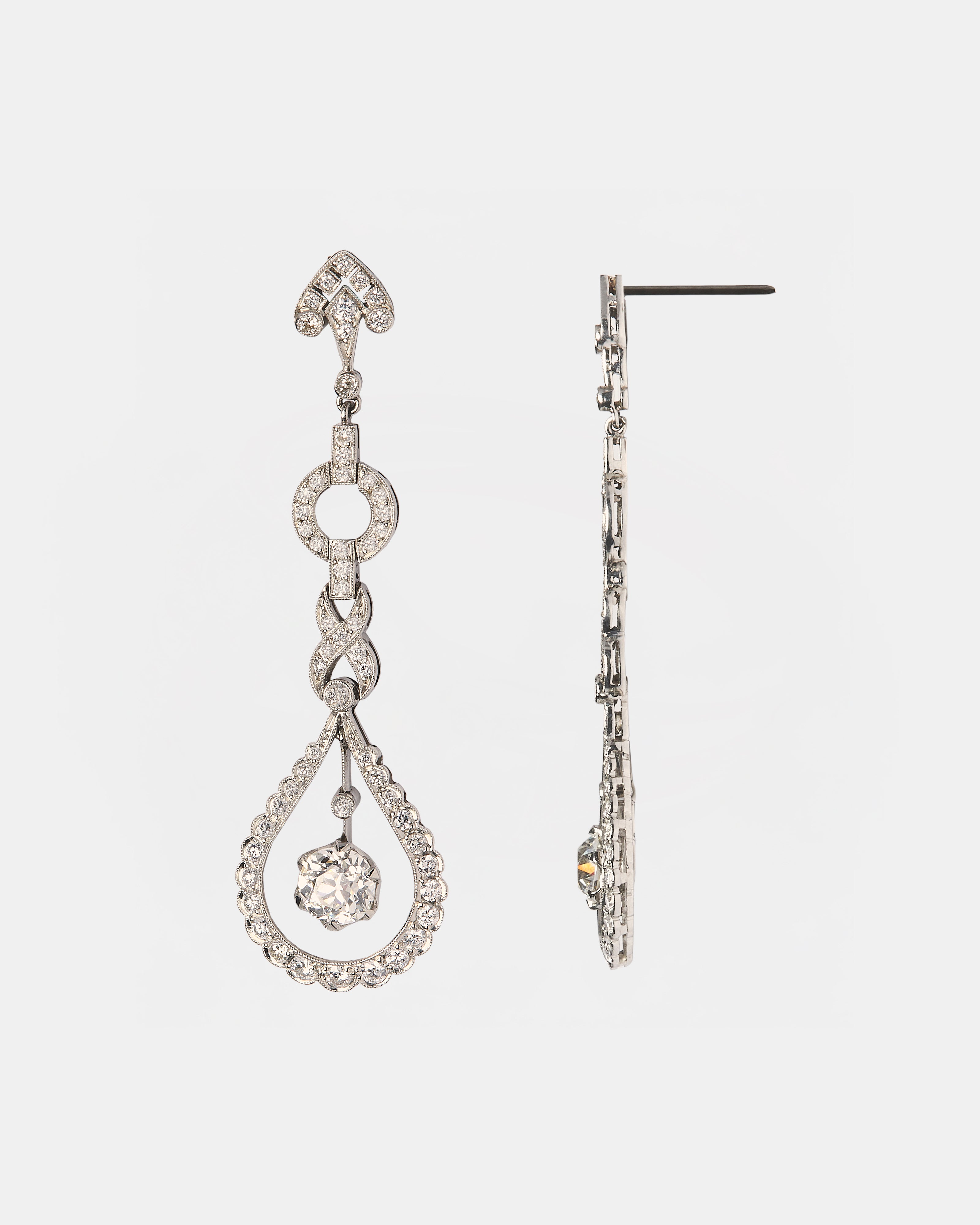 PENDIENTES LARGOS ESTILO ART DECÓ