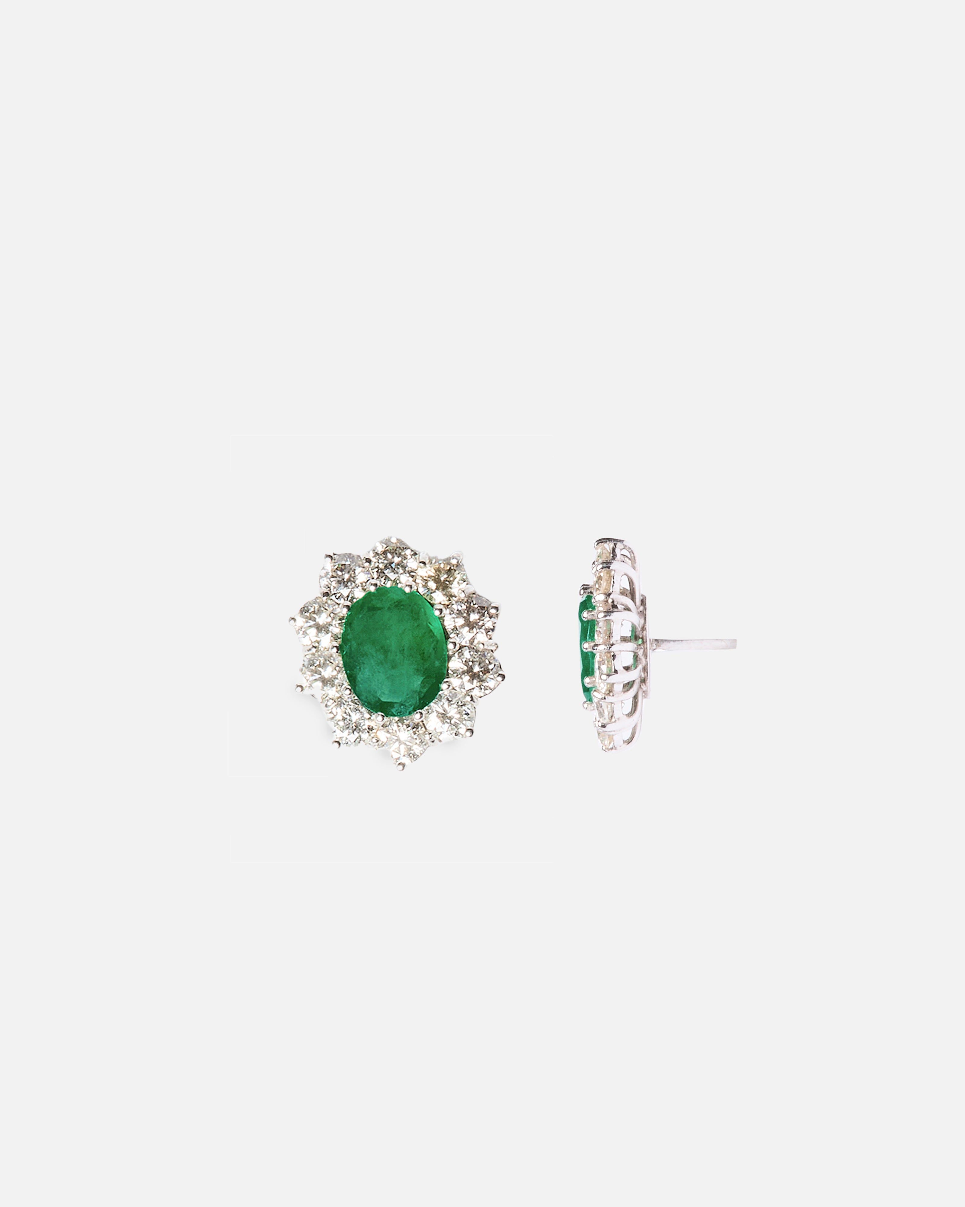 PENDIENTES ALTA JOYERÍA ESMERLADAS