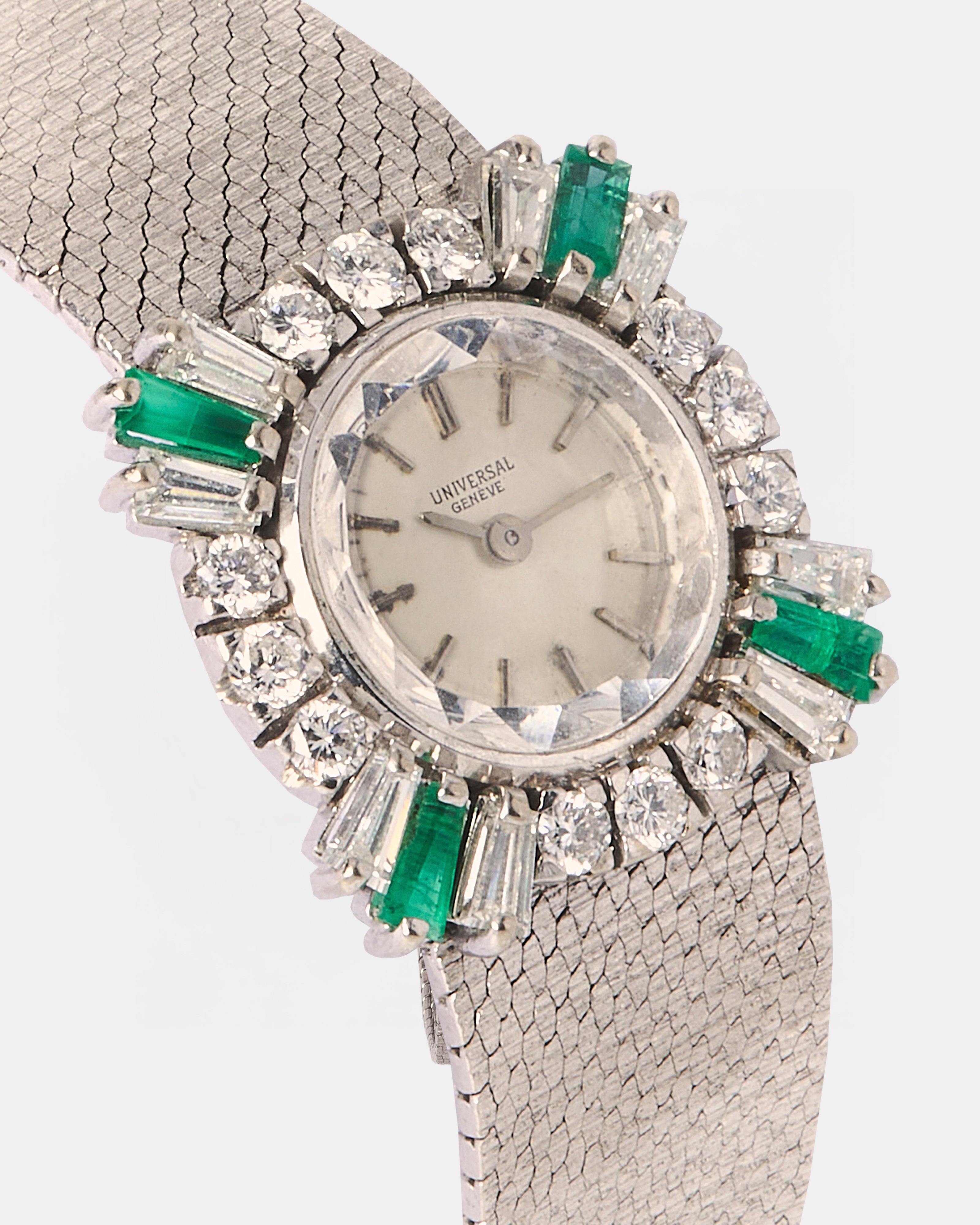 RELOJ UNIVERSAL GENEVE ORO BLANCO