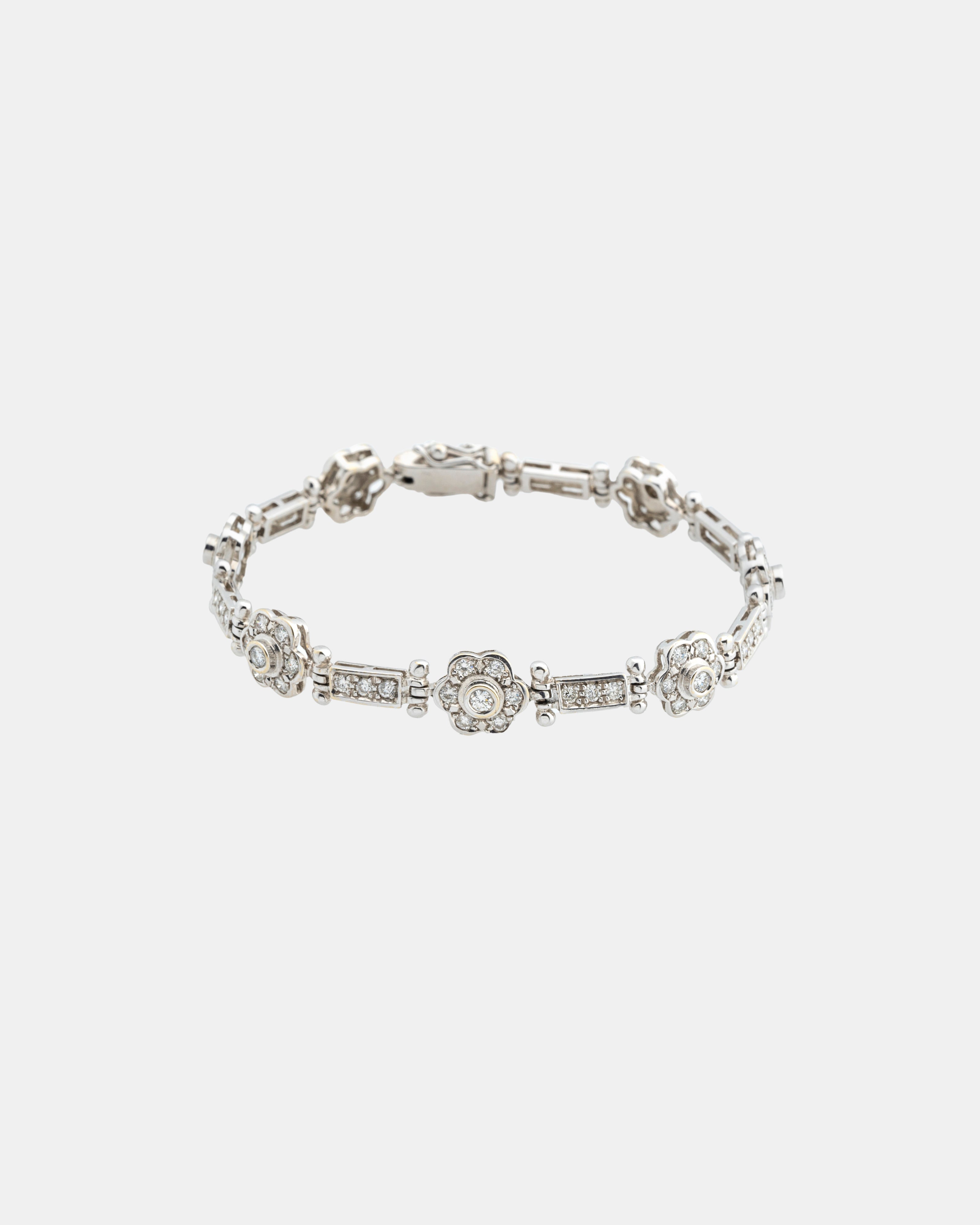 PULSERA DE ROSETA DE DIAMANTES