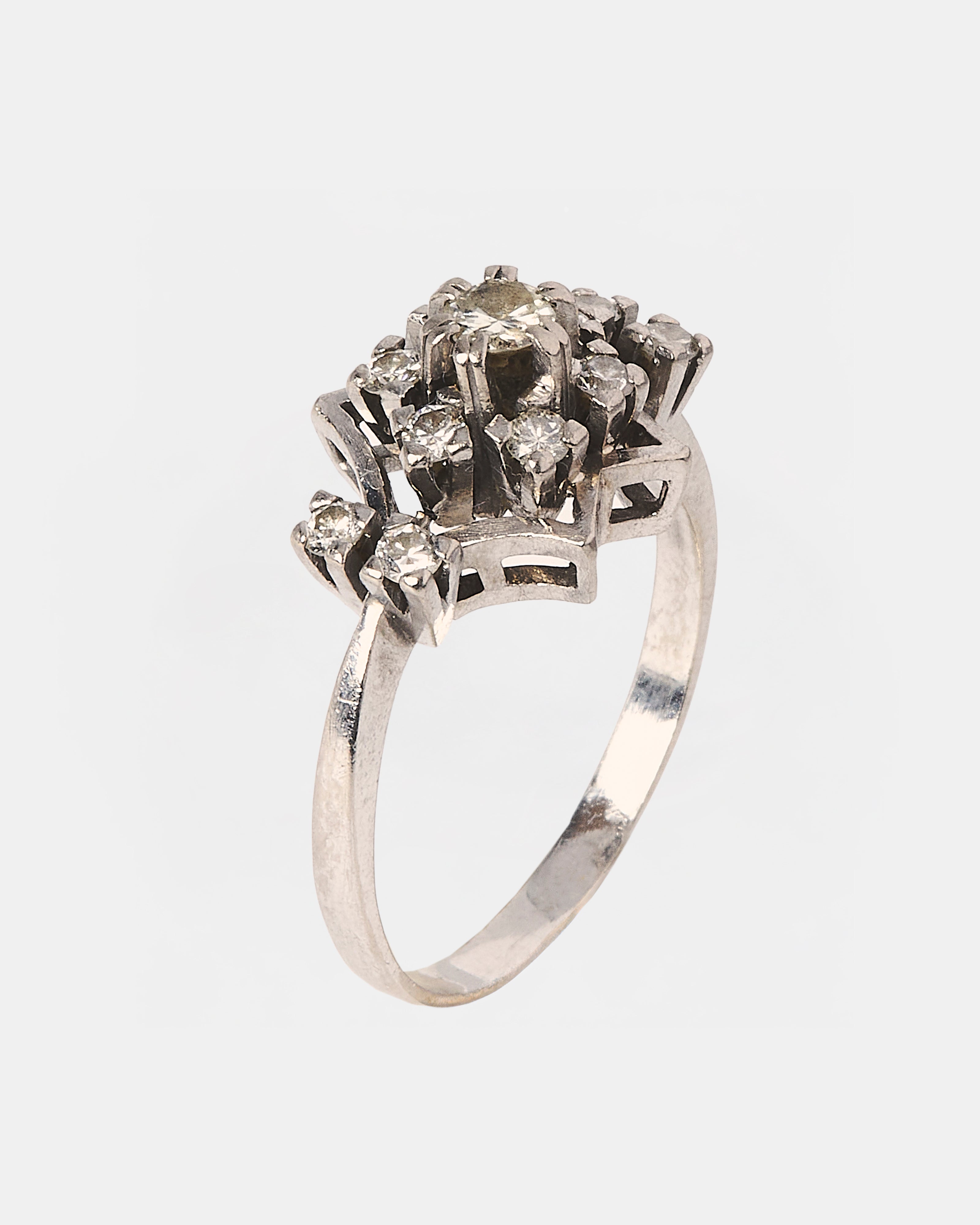 SORTIJA VINTAGE DE DIAMANTES