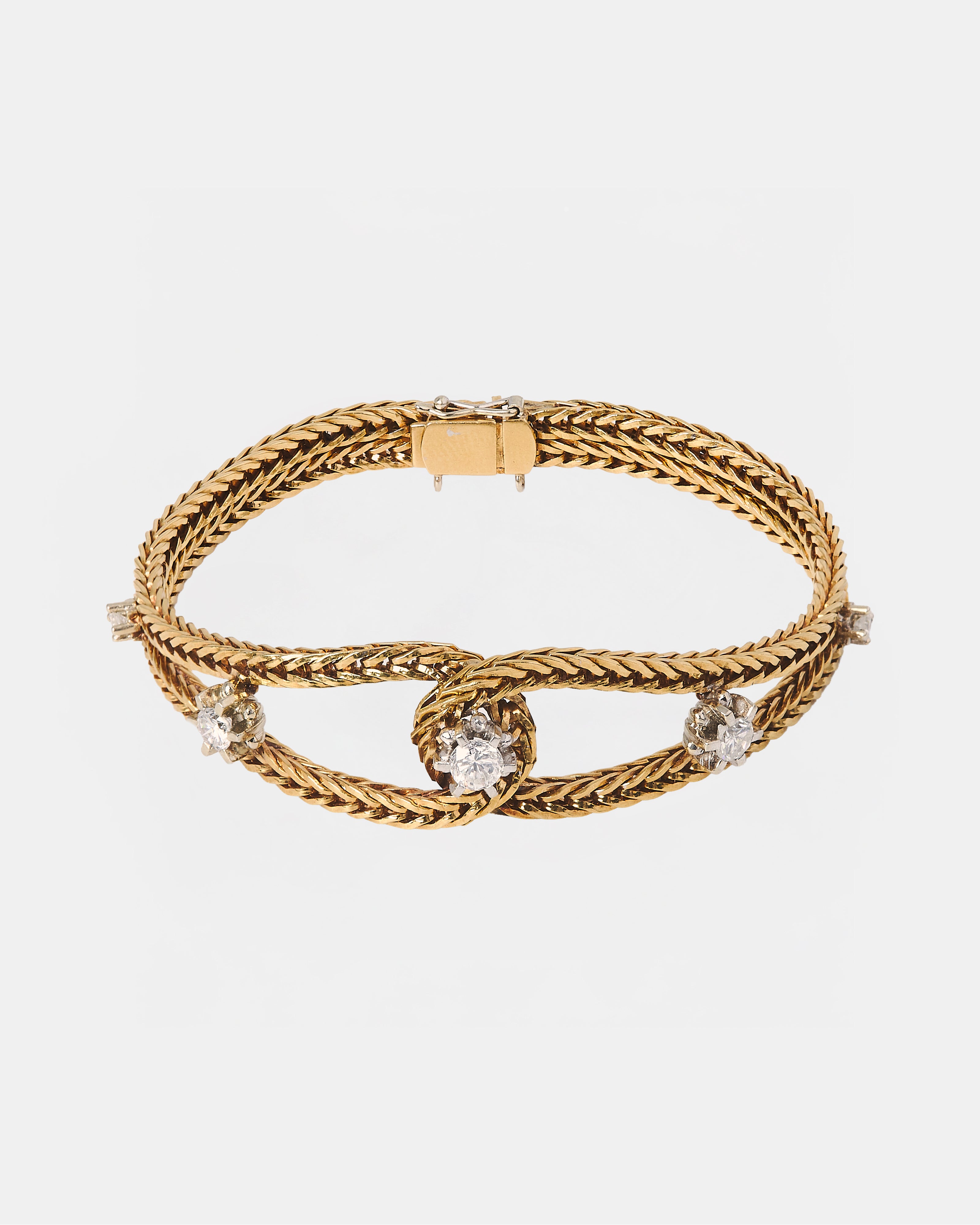 PULSERA VINTAGE ORO AMARILLO