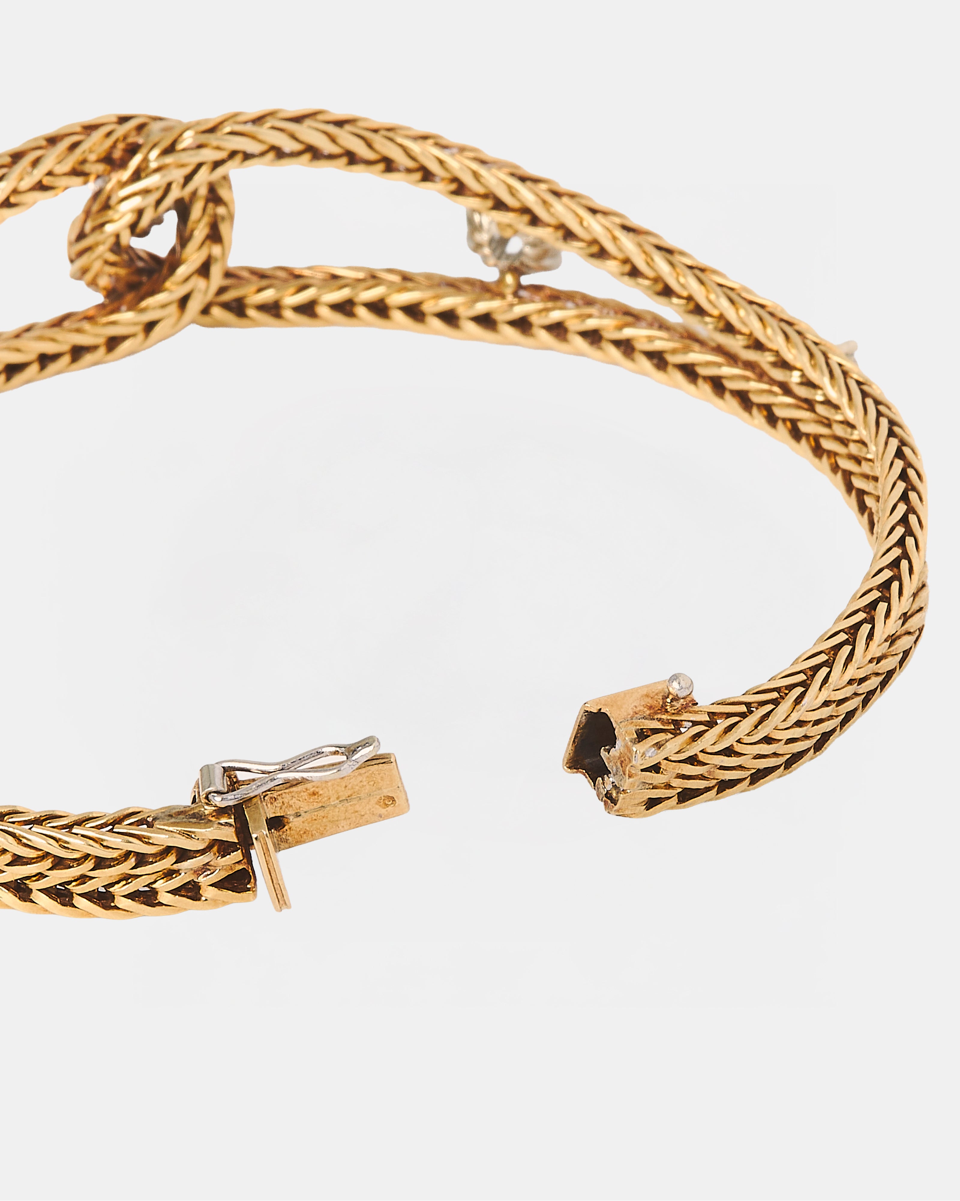 PULSERA VINTAGE ORO AMARILLO