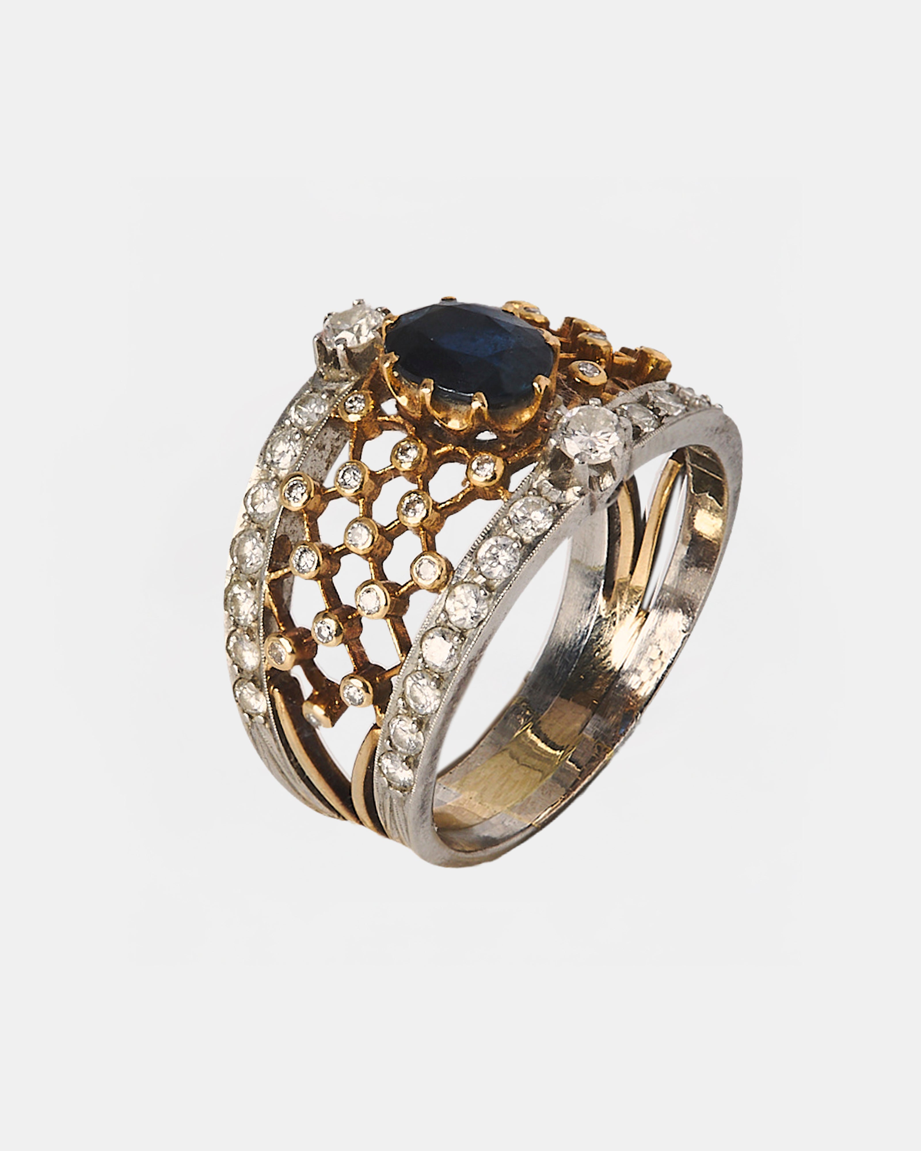 SORTIJA ZAFIRO VINTAGE