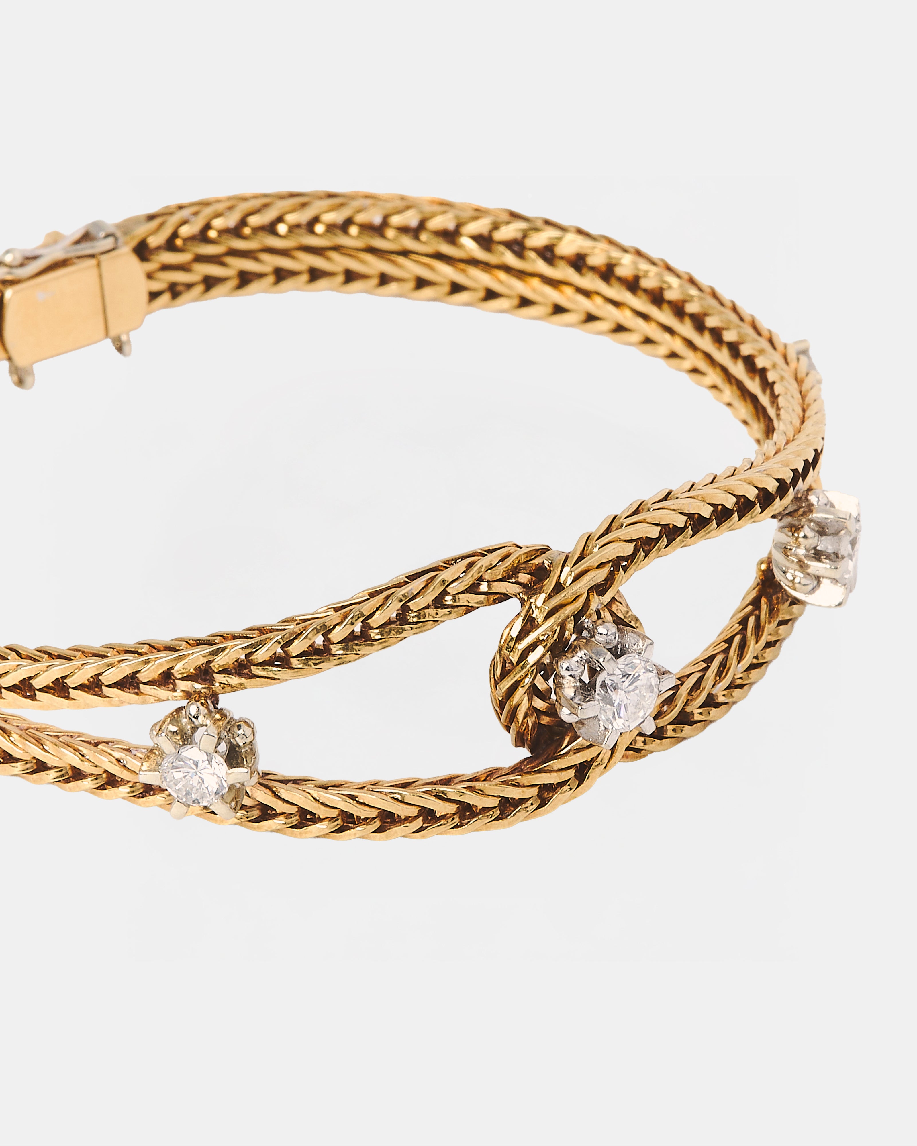 PULSERA VINTAGE ORO AMARILLO