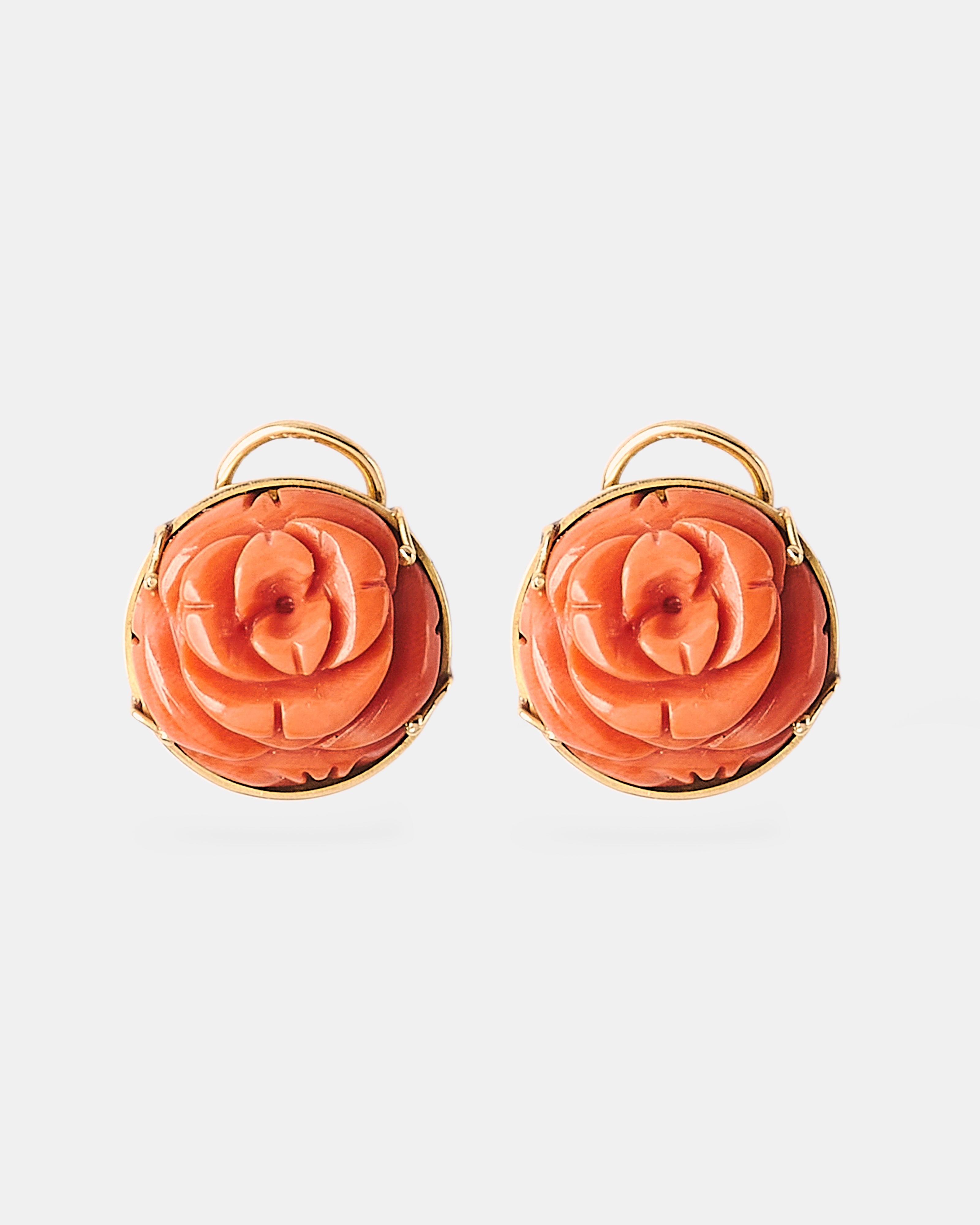 PENDIENTES FLOR DE CORAL