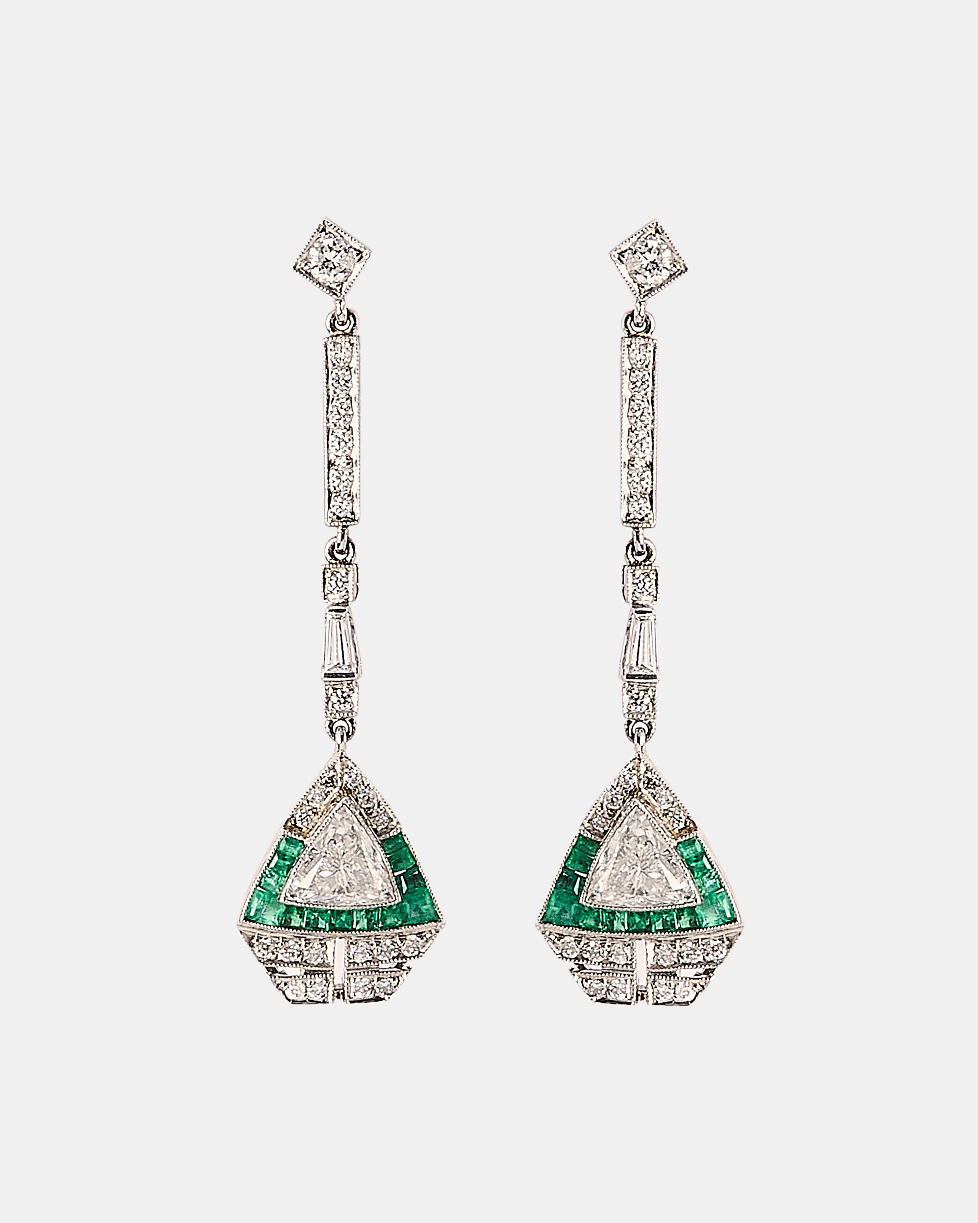 PENDIENTES ART DECO TRILLON