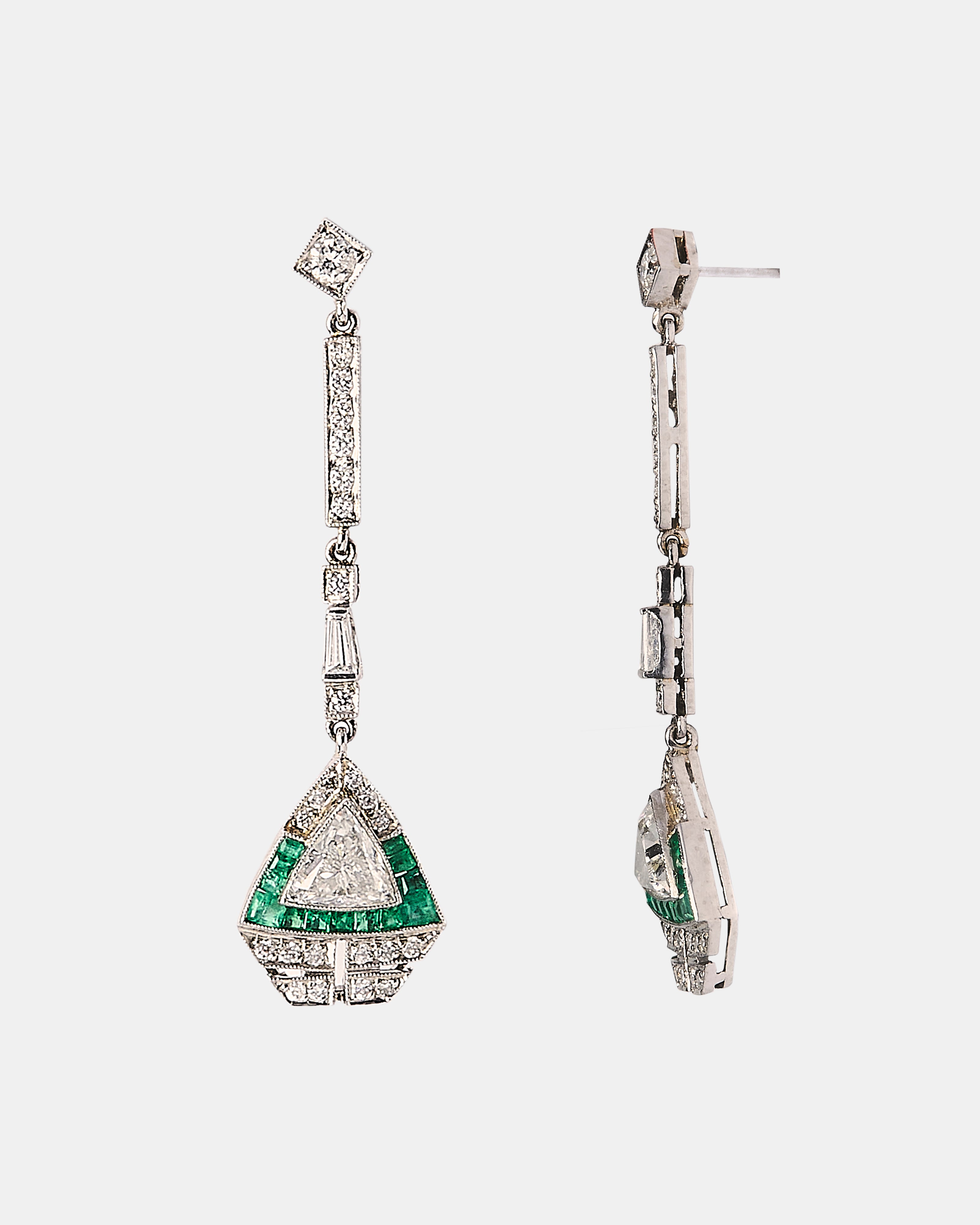 PENDIENTES ART DECO TRILLON