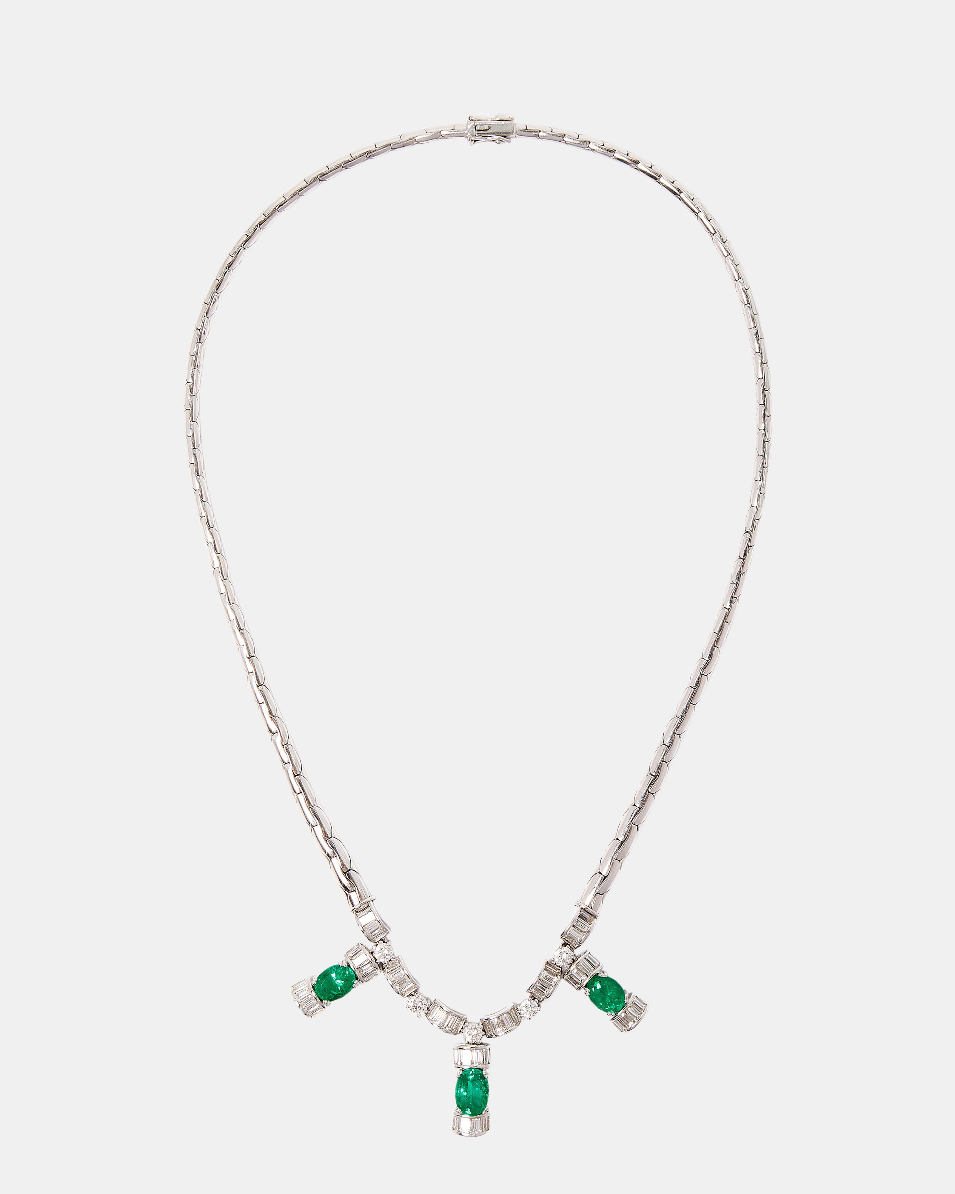 GARGANTILLA EMERALDA Y DIAMANTES