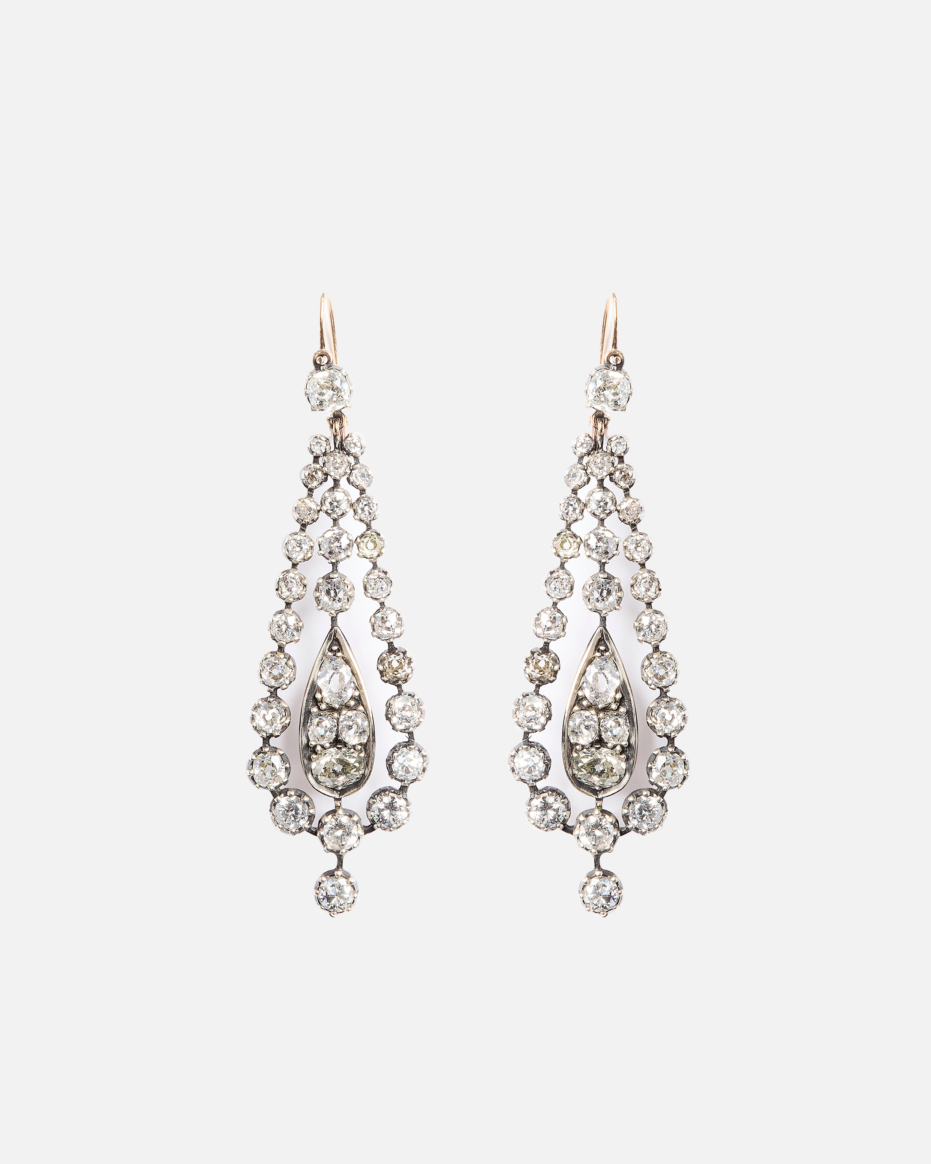 PENDIENTES VICTORIANO SIGLO XIX