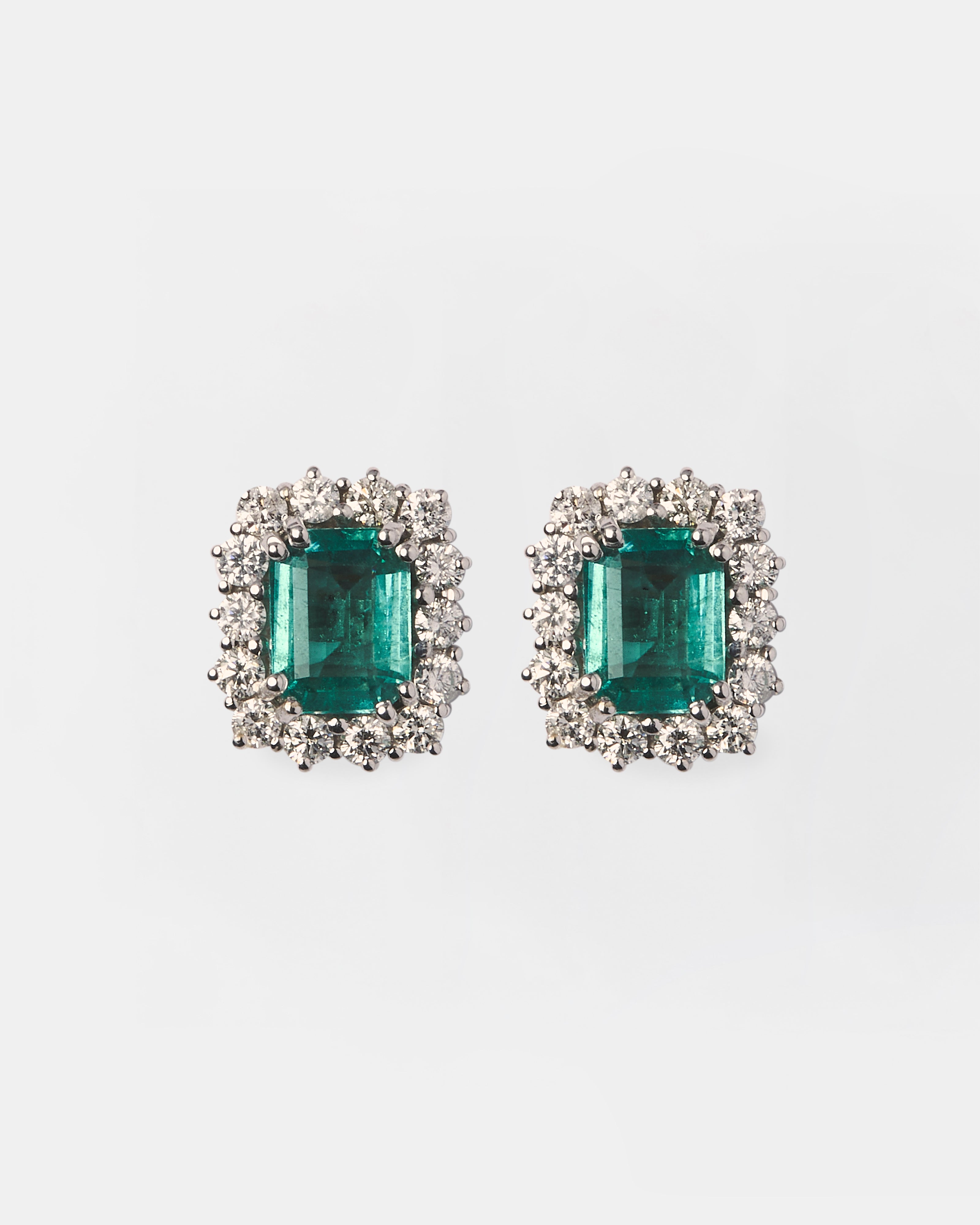 PENDIENTES CORTO ESMERALDA