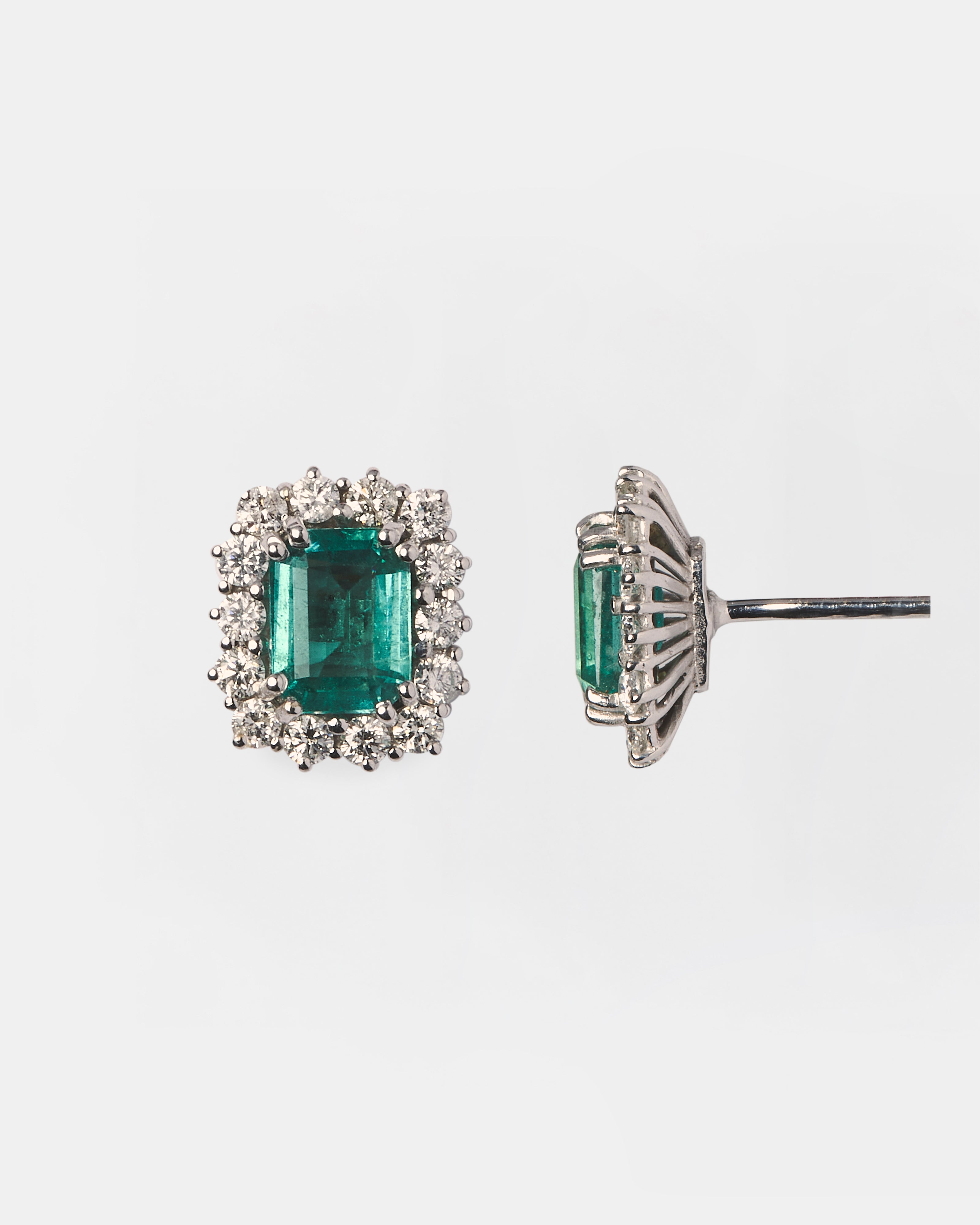 PENDIENTES CORTO ESMERALDA