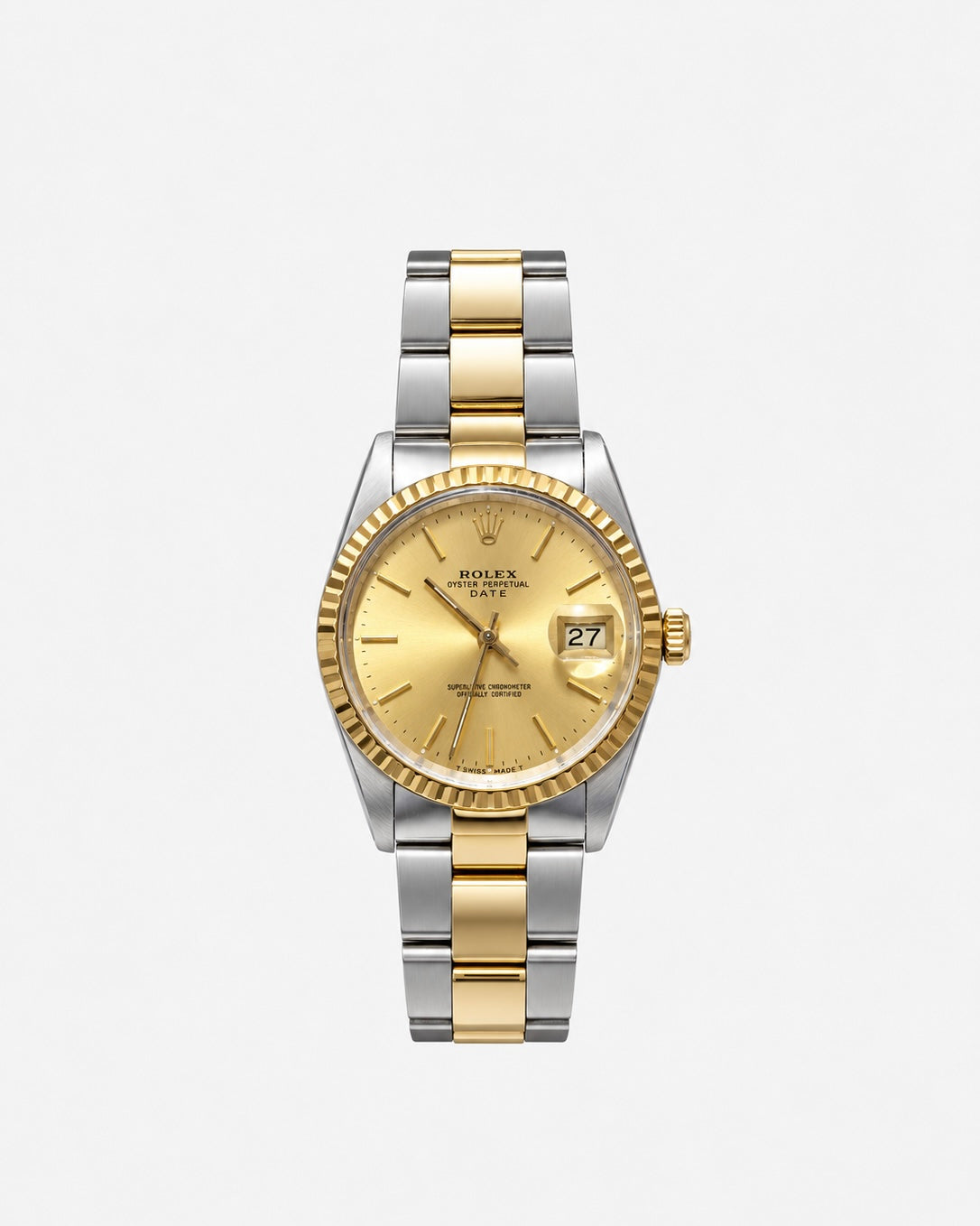 Rolex date acero y oro 34mm, Acero y oro, Vintage contemporáneo